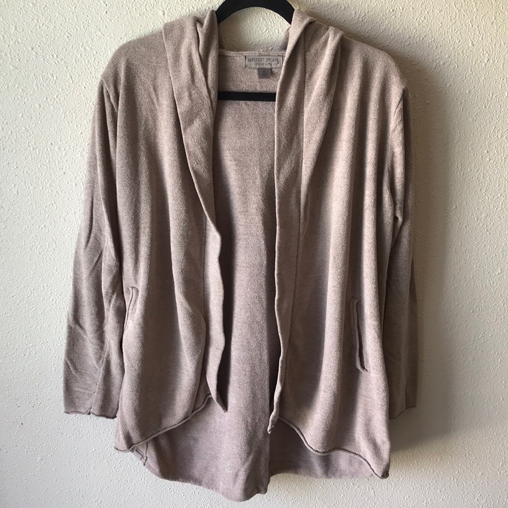 Barefoot Dreams CozyChic Ultra Lite Hooded Cardigan